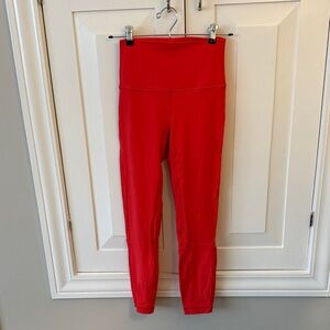 lululemon athletica Red Leggings